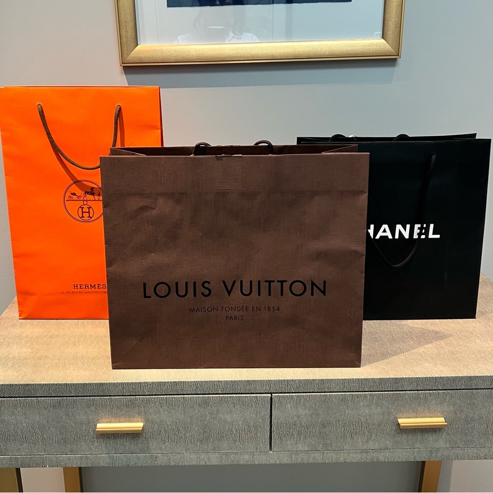 Authentic Louis Vuitton Shopping Bag